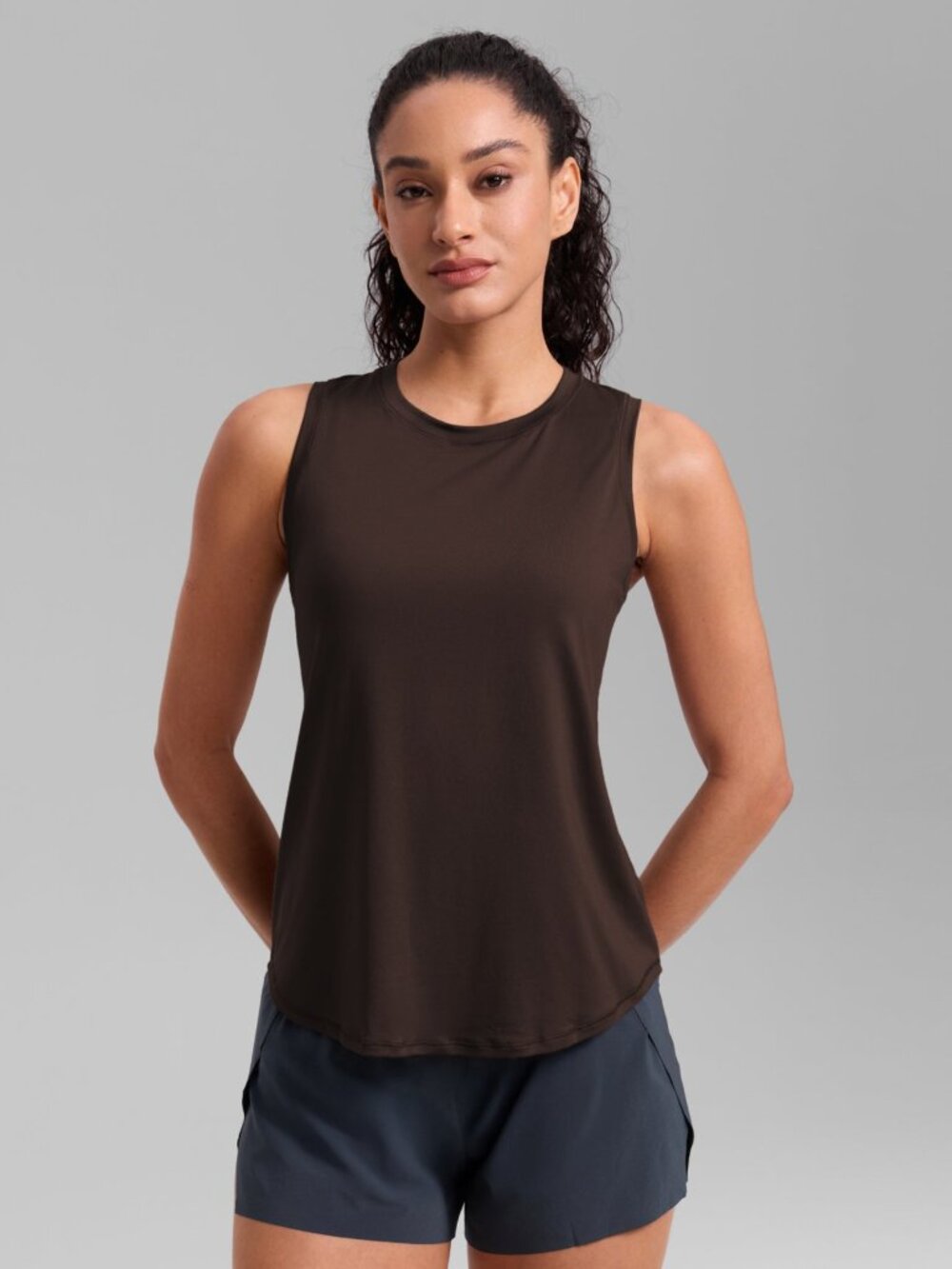 Ultralight Hip Length Racerback Tank - Picture 2 of 5